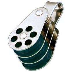 Poulie inox rea 24mm triple anneau