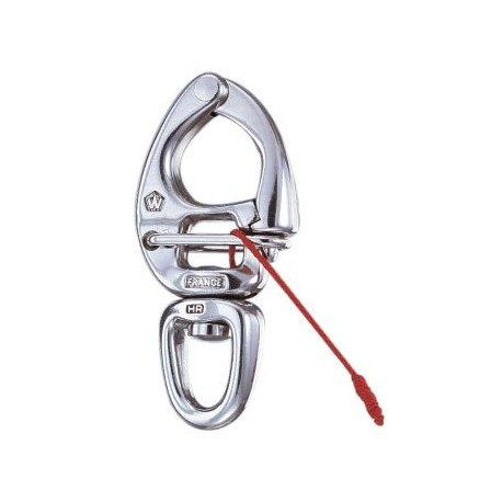 Mousqueton oeil emerillon à ouverture sous charge 110mm