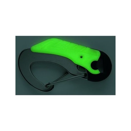 Mousqueton double securité phosphorescent