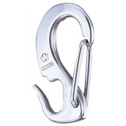 Mousqueton bague de foc 90mm