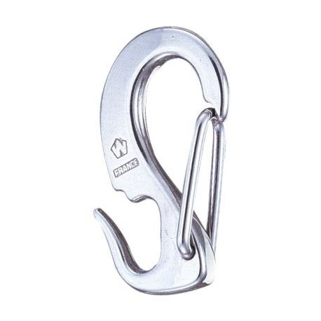 Mousqueton bague de foc 90mm