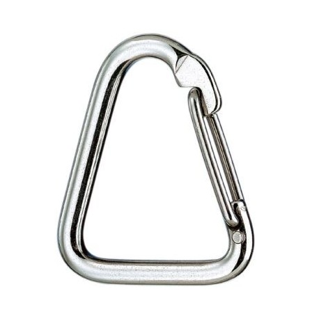 Mousqueton delta pour sangle Ø 10mm