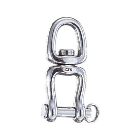 Emerillon inox oeil+chape 70mm à billes