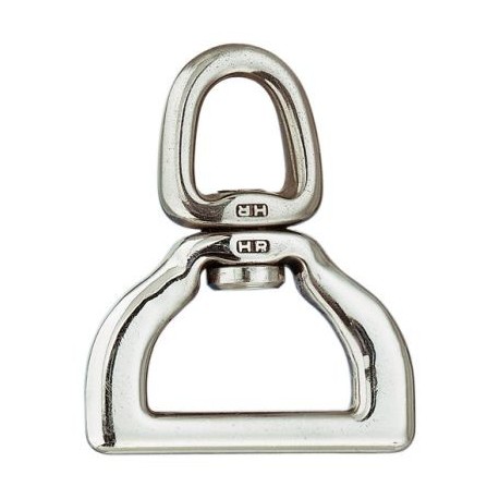 Emerillon double anneau pour sangle 60mm