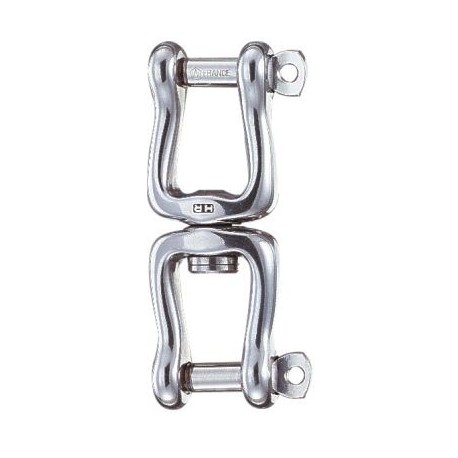 Emerillon inox chape+chape autobloquant 120mm