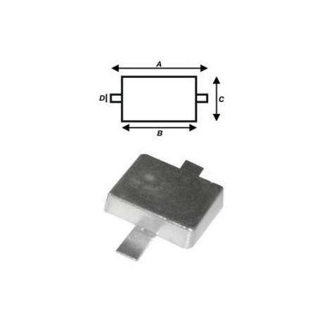 Anode à souder 800 g