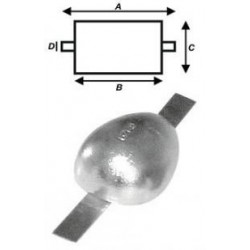 Anode à souder 1200 g