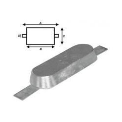 Anode à souder 5580 g