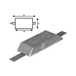 Anode à souder 5800 g