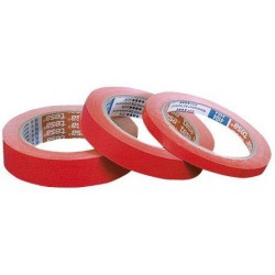 Masquage PVC rouge rouleau 66 m x 25 mm