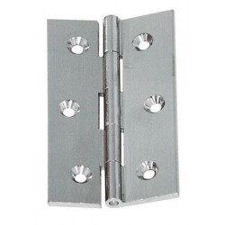 Charnière laiton chromé 30X25