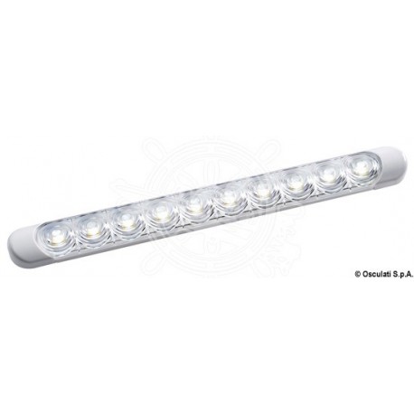 Plafonnier LED à poser étanche blanc 23cm