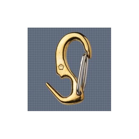 Mousqueton bague de foc bronze 50mm