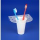 Support acrylique brosse à dent sans gobelet