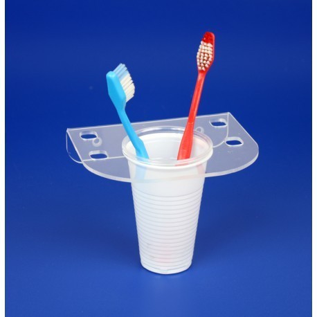 Support acrylique brosse à dent sans gobelet