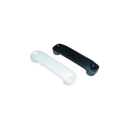 Passant de sangle plastique blanc 25/30mm