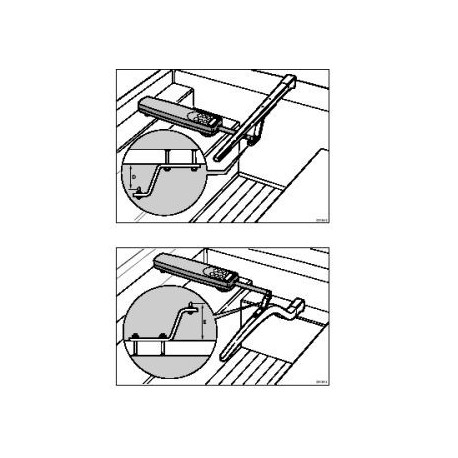 Coude pour vérin 127mm