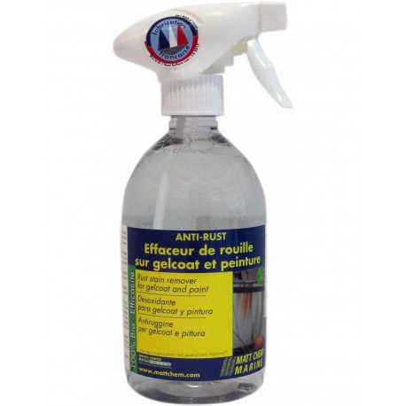 Anti-rust effaceur de rouille sur gelcoat et peinture